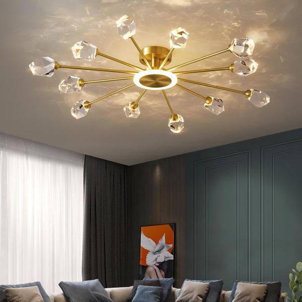 ceiling lights light luxury postmodern copper crystal living room bedroom lamp led modern simple creative nordic restaurant lighting
ceiling lights light luxury postmodern copper crystal living room bedroom lamp led modern simple creative nordic restaurant lighting