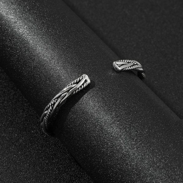bangle vintage punk creative adjustable metal opening bracelet women's hand bracelets personality delicate jewelry gift for friends, Black
bangle vintage punk creative adjustable metal opening bracelet women's hand bracelets personality delicate jewelry gift for friends, Black