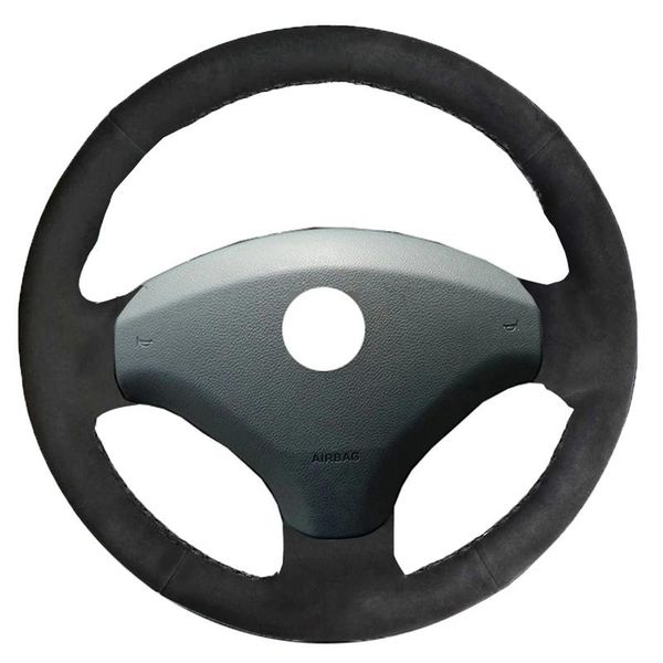 steering wheel covers car styling auto black alcantara material leather hand-stitched cover for old 408 308
steering wheel covers car styling auto black alcantara material leather hand-stitched cover for old 408 308