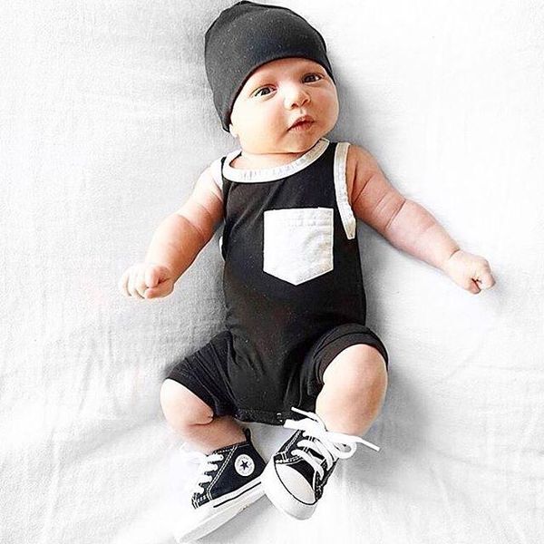 est toddler summer playsuits, baby o-neck sleeveless rompers with chest pockets for girls, boys, 0-18 months jumpsuits, Blue
est toddler summer playsuits, baby o-neck sleeveless rompers with chest pockets for girls, boys, 0-18 months jumpsuits, Blue