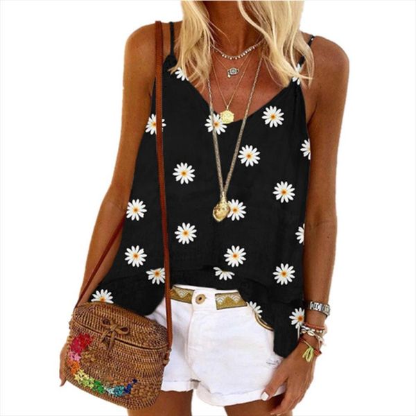 fashion breathable v neck sleeveless women shirt marguerite rural floral print styke vest loose blouse, White
fashion breathable v neck sleeveless women shirt marguerite rural floral print styke vest loose blouse, White
