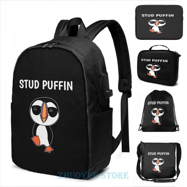 backpack funny graphic print stud puffin usb charge men school bags women bag travel laptop
backpack funny graphic print stud puffin usb charge men school bags women bag travel laptop