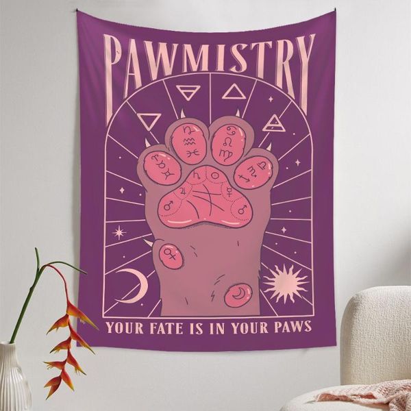 tapestries cat paws tapestry witchcraft tarot bohemian style decoration home hippie mattress girls dorm room decor
tapestries cat paws tapestry witchcraft tarot bohemian style decoration home hippie mattress girls dorm room decor