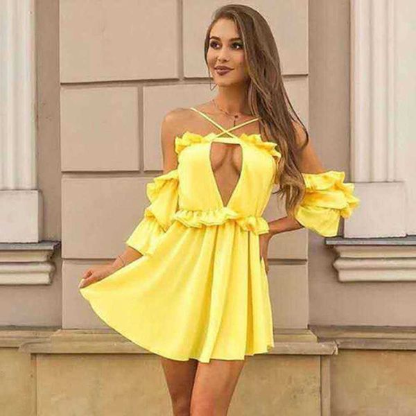 dresses summer selling casual one-piece skirt deep v sling rort chiffon drs with off shoulder and wooden ear, Black;gray
dresses summer selling casual one-piece skirt deep v sling rort chiffon drs with off shoulder and wooden ear, Black;gray