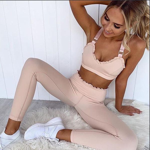 tracksuits designer yoga sportwear sets fitness bra pant suits leggings two piece set workout clothes sports indoor wear outdoor gym suit at, Gray
tracksuits designer yoga sportwear sets fitness bra pant suits leggings two piece set workout clothes sports indoor wear outdoor gym suit at, Gray