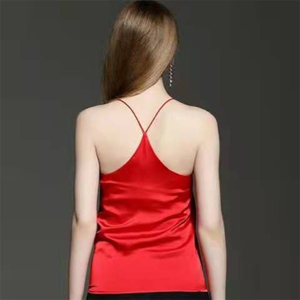 arrival summer european style women spaghetti strap tank all-matched casual camis femme o-neck w211 210512, White
arrival summer european style women spaghetti strap tank all-matched casual camis femme o-neck w211 210512, White