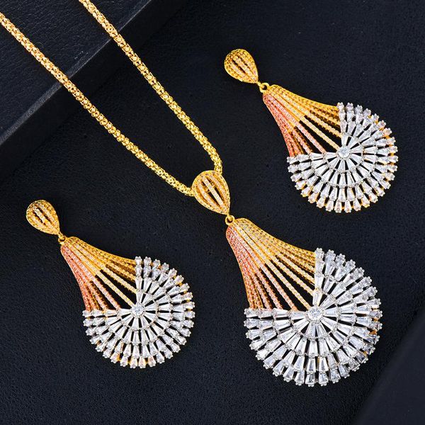 earrings & necklace missvikki luxury dubai 2pcs big shiny round pendant earring jewelry set super cz bridal wedding design accessories, Silver
earrings & necklace missvikki luxury dubai 2pcs big shiny round pendant earring jewelry set super cz bridal wedding design accessories, Silver