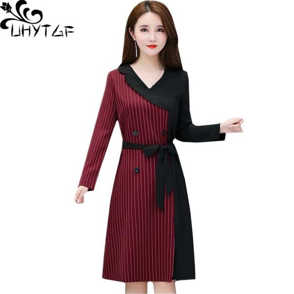 casual dresses uhytgf autumn dress fashion stripe stitching elegant women long sleeve v-neck temperament bandage 5xl plus size dresses702, Black;gray
casual dresses uhytgf autumn dress fashion stripe stitching elegant women long sleeve v-neck temperament bandage 5xl plus size dresses702, Black;gray