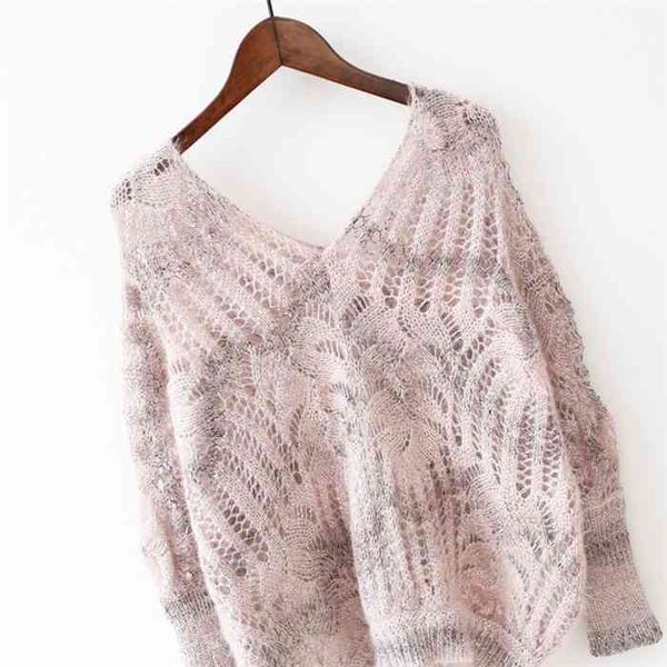 sweater womens pullover hollow knit v-neck loose trend 2021 new womens mohair bright silk sweater women, White;black
sweater womens pullover hollow knit v-neck loose trend 2021 new womens mohair bright silk sweater women, White;black