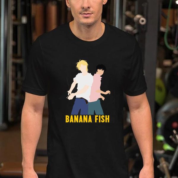 men's t-shirts 2021 summer japan anime banana fish t shirt men funny manga o-neck streetwear vintage aesthetic tees vogue hip hop cloth, White;black
men's t-shirts 2021 summer japan anime banana fish t shirt men funny manga o-neck streetwear vintage aesthetic tees vogue hip hop cloth, White;black