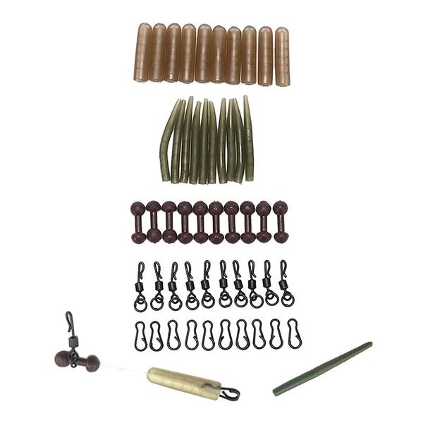 fishing accessories 50pcs/set carp chod rig safety sleeves lead clips slide heli rigs coarse fish tackle
fishing accessories 50pcs/set carp chod rig safety sleeves lead clips slide heli rigs coarse fish tackle