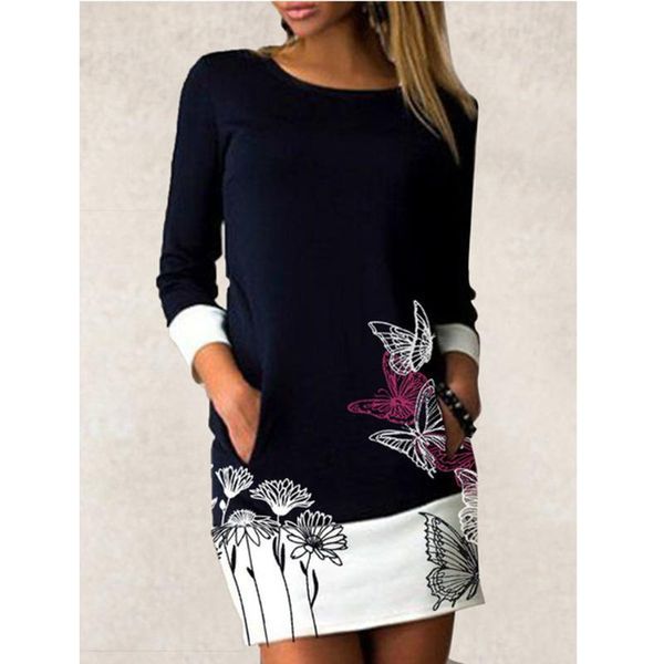 casual dresses spring autumn women patchwork print mini dress long sleeve slim fashion butterfly pocket party vestido, Black;gray
casual dresses spring autumn women patchwork print mini dress long sleeve slim fashion butterfly pocket party vestido, Black;gray