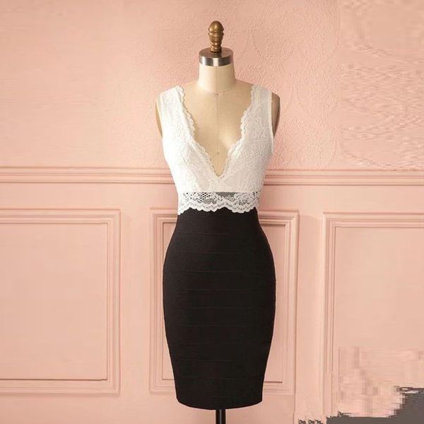 classic cocktail dresses evening party gowns lace short a-line modern style homecoming dress, Black
classic cocktail dresses evening party gowns lace short a-line modern style homecoming dress, Black