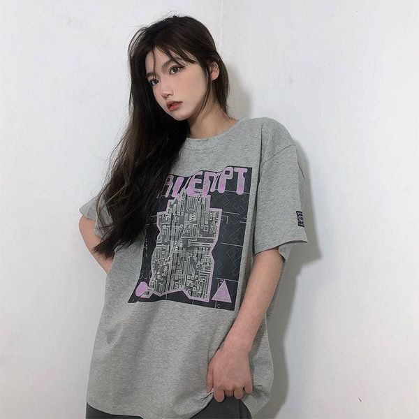 men's t-shirts cavempt printed short-sleeved and women's t-shirt round neck pullover loose couple with the same style, White;black
men's t-shirts cavempt printed short-sleeved and women's t-shirt round neck pullover loose couple with the same style, White;black