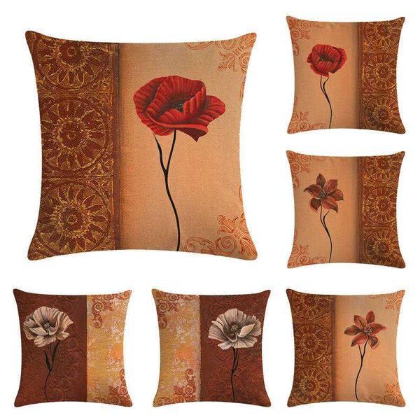 vintage rose flower cotton linen throw pillow case cushion cover home decor 18" cushion/decorative
vintage rose flower cotton linen throw pillow case cushion cover home decor 18" cushion/decorative