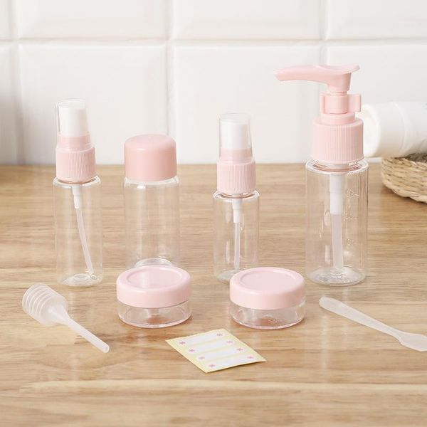7pcs/9 pcs set portable plastic spray empty bottle transparent makeup containers fine mist perfume for travel storage bottles & jars
7pcs/9 pcs set portable plastic spray empty bottle transparent makeup containers fine mist perfume for travel storage bottles & jars