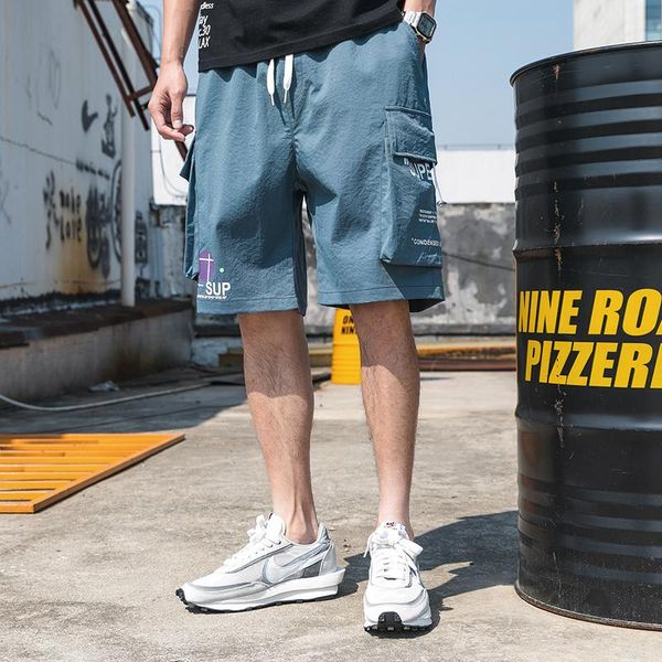 men's pants blue men straight shorts summer outdoor solid color cargo male casual knee length, Black
men's pants blue men straight shorts summer outdoor solid color cargo male casual knee length, Black