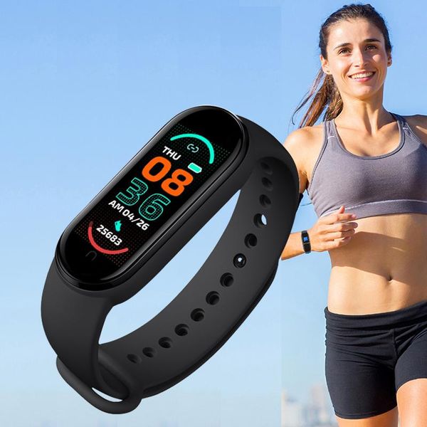 smart wristbands m6 bracelet heart rate blood pressure health waterproof watch wristband fitness tracker
smart wristbands m6 bracelet heart rate blood pressure health waterproof watch wristband fitness tracker