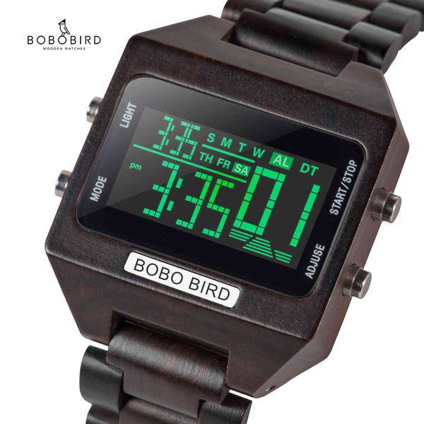 watches relogio masculino bobo bird electronic wood watch multi-colored led shows alarm clock date week display accept customized oem, Slivery;brown
watches relogio masculino bobo bird electronic wood watch multi-colored led shows alarm clock date week display accept customized oem, Slivery;brown