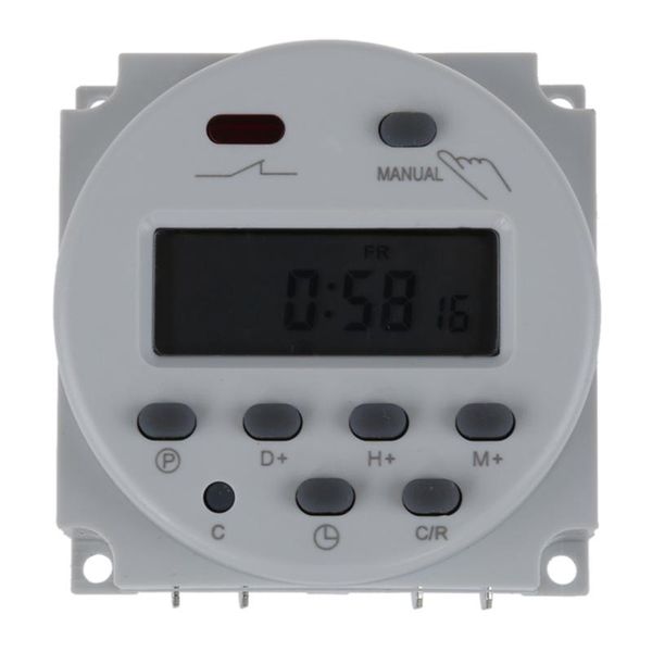 smart home control digital lcd programmable timer switch 16a ac 220-240 white
smart home control digital lcd programmable timer switch 16a ac 220-240 white