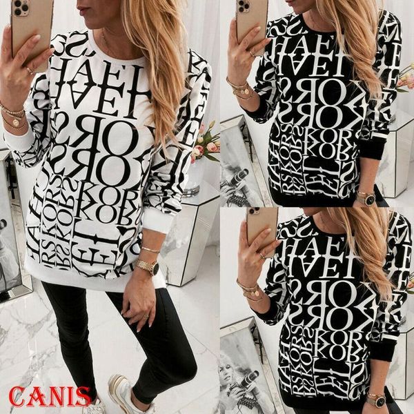 fashion women's blouse shirt long sleeve round neck sweatshirt loose pullover casual sweater s-xl blouses & shirts, White
fashion women's blouse shirt long sleeve round neck sweatshirt loose pullover casual sweater s-xl blouses & shirts, White