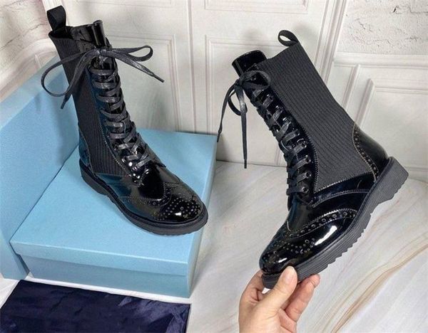 boots women ankle patent leather carved luxury designer brand ladies shoes fahion lace-up qality 2021 zapatos de mujer, Black
boots women ankle patent leather carved luxury designer brand ladies shoes fahion lace-up qality 2021 zapatos de mujer, Black
