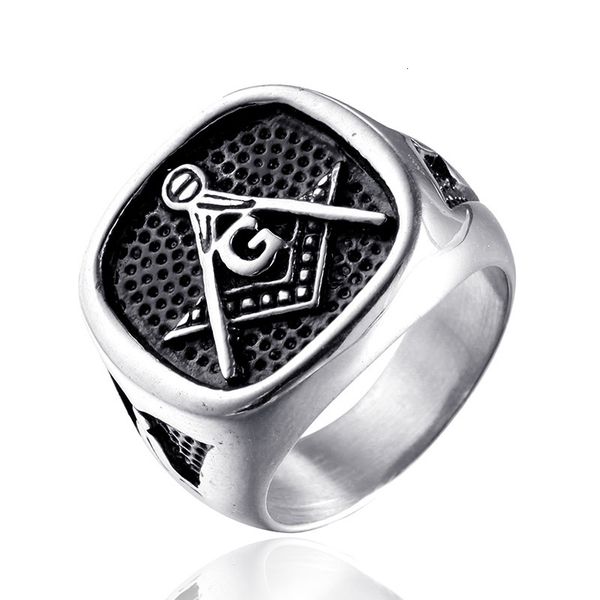 delicate ring stainless steel masonic men's popular jewelry, Silver
delicate ring stainless steel masonic men's popular jewelry, Silver
