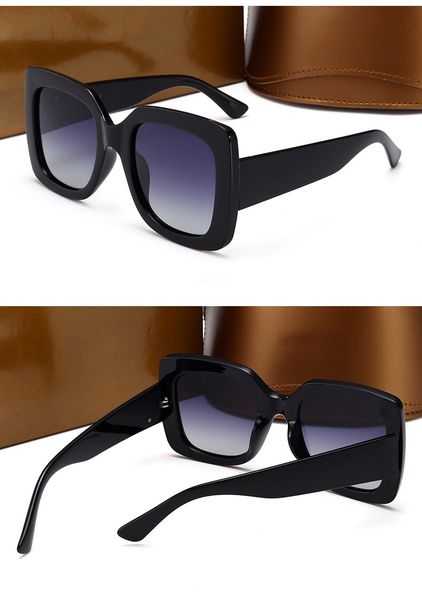 classic large frame sunglasses for men, women's glasses square frame, with full package, White;black
classic large frame sunglasses for men, women's glasses square frame, with full package, White;black