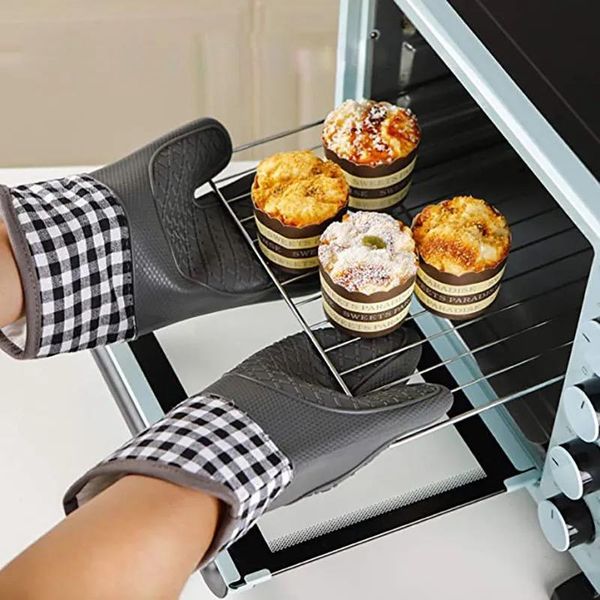 oven mitts heat resistant silicone glove cooking baking bbq pot holder mikitchen gray black 1 pcs kitchen tools
oven mitts heat resistant silicone glove cooking baking bbq pot holder mikitchen gray black 1 pcs kitchen tools