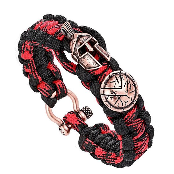link, chain fashion outdoor men braided multi-function camping spartan helmet rope bangles preferred, Black
link, chain fashion outdoor men braided multi-function camping spartan helmet rope bangles preferred, Black