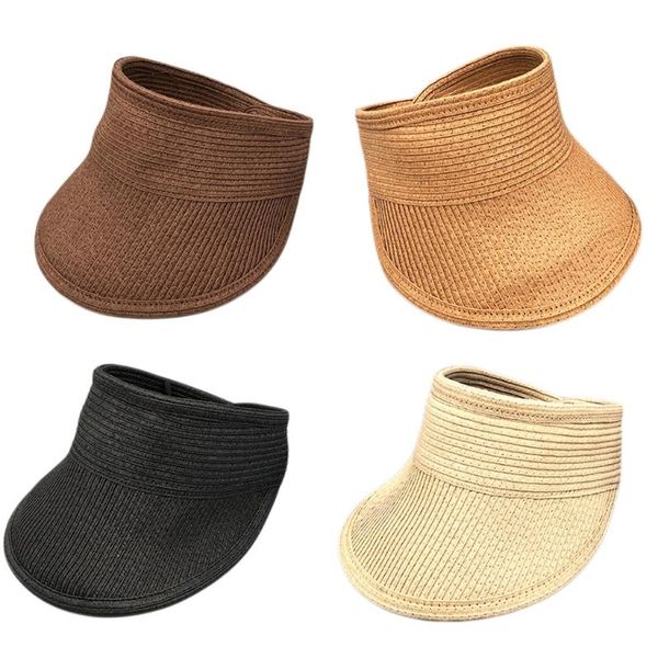 korean women foldable roll-up wide brim sun visor hat summer woven straw uv protection breathable open beach cap m19 21 hats, Blue;gray
korean women foldable roll-up wide brim sun visor hat summer woven straw uv protection breathable open beach cap m19 21 hats, Blue;gray