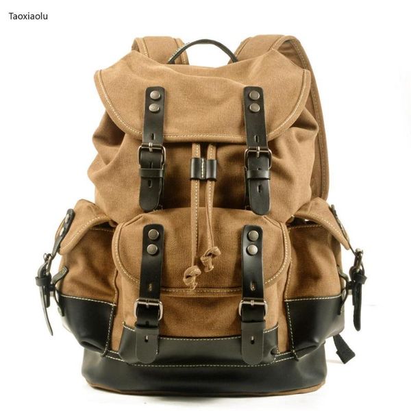 backpack men's shoulder student leisure school bag large capacity travel canvas outdoor mountaineering computer
backpack men's shoulder student leisure school bag large capacity travel canvas outdoor mountaineering computer