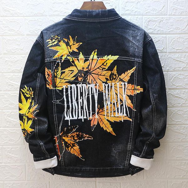 men's jackets spring brand korea mens print casual loose denim plus szie m-xxxl pockets frayed high street cowboy coats, Black;brown
men's jackets spring brand korea mens print casual loose denim plus szie m-xxxl pockets frayed high street cowboy coats, Black;brown