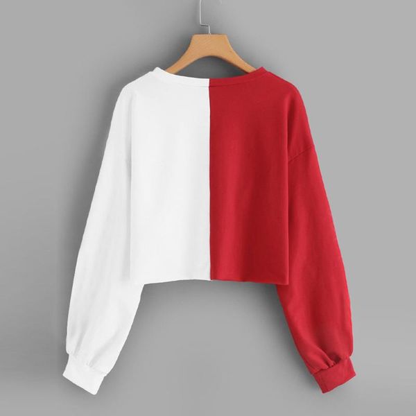 women's hoodies & sweatshirts patchwork sweatshirt women casual pullovers long sleeve spring autumn fashion outwear plus size crop over, Black
women's hoodies & sweatshirts patchwork sweatshirt women casual pullovers long sleeve spring autumn fashion outwear plus size crop over, Black
