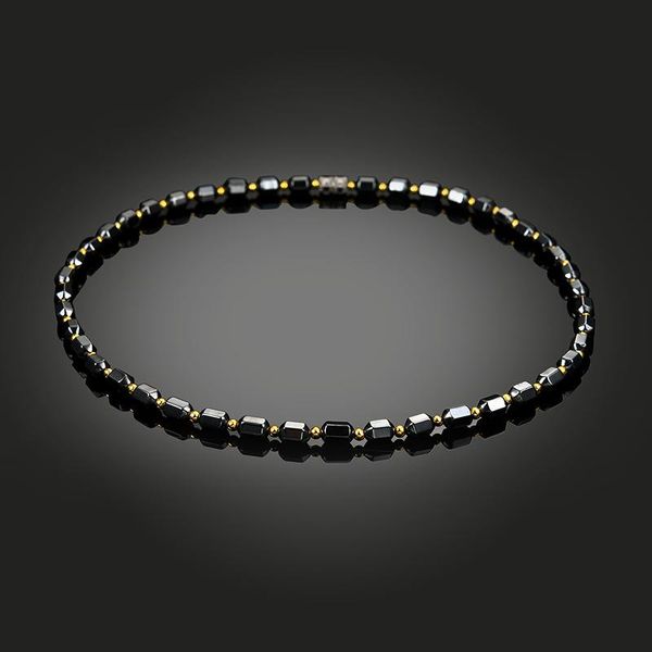 chains men's and women's magnetic black magnet necklace european american fashion gold bead jewelry, Silver
chains men's and women's magnetic black magnet necklace european american fashion gold bead jewelry, Silver