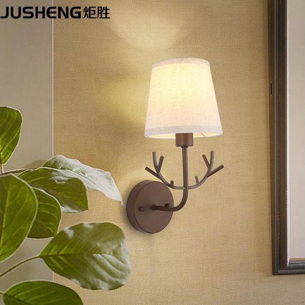 wall lamp led antler lights cross-border special american style fabric lamps aisle corridor el bedroom bedside
wall lamp led antler lights cross-border special american style fabric lamps aisle corridor el bedroom bedside