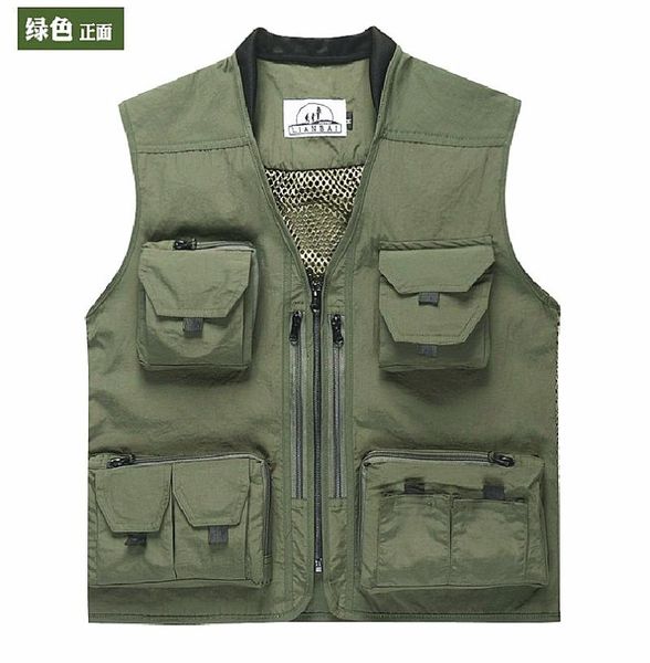 men's vests hoho 2021 spring mesh cotton cloth joint vest multi-pockets v-neck thin, Black;white
men's vests hoho 2021 spring mesh cotton cloth joint vest multi-pockets v-neck thin, Black;white