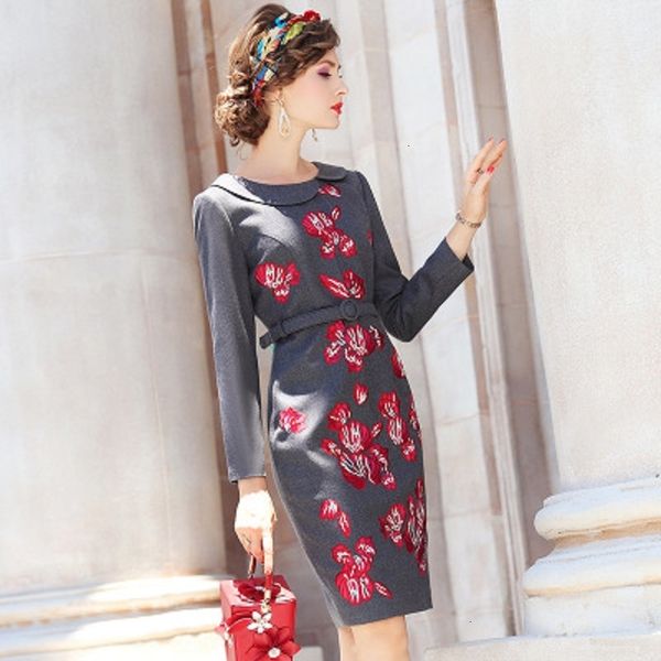 casual dresses office lady solid hepburn professional print dress high waist women's spring autumn embroidery skirt with belt plus xx r, Black;gray
casual dresses office lady solid hepburn professional print dress high waist women's spring autumn embroidery skirt with belt plus xx r, Black;gray