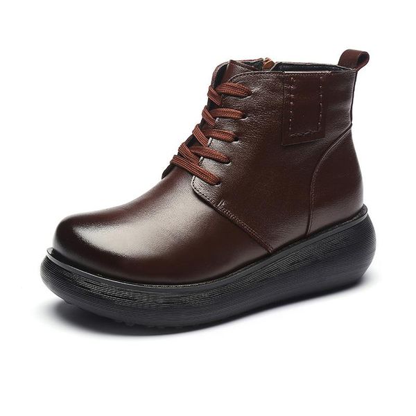 boots women snow 2021 vintage genuine leather wedges ankle for warm shoes winter plush platform botas, Black
boots women snow 2021 vintage genuine leather wedges ankle for warm shoes winter plush platform botas, Black