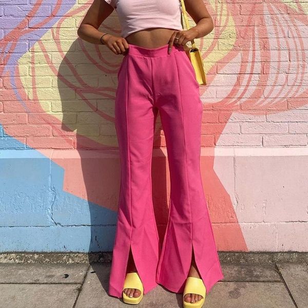 women's pants & capris pink solid elastic high waist wide leg women front split korean fashion long trousers casual baggy sweatpants 90, Black;white
women's pants & capris pink solid elastic high waist wide leg women front split korean fashion long trousers casual baggy sweatpants 90, Black;white