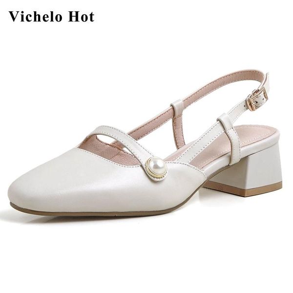 dress shoes vichelo limited customization genuine leather square toe med heel pearl korean street pretty girls dating sandals women l17, Black
dress shoes vichelo limited customization genuine leather square toe med heel pearl korean street pretty girls dating sandals women l17, Black