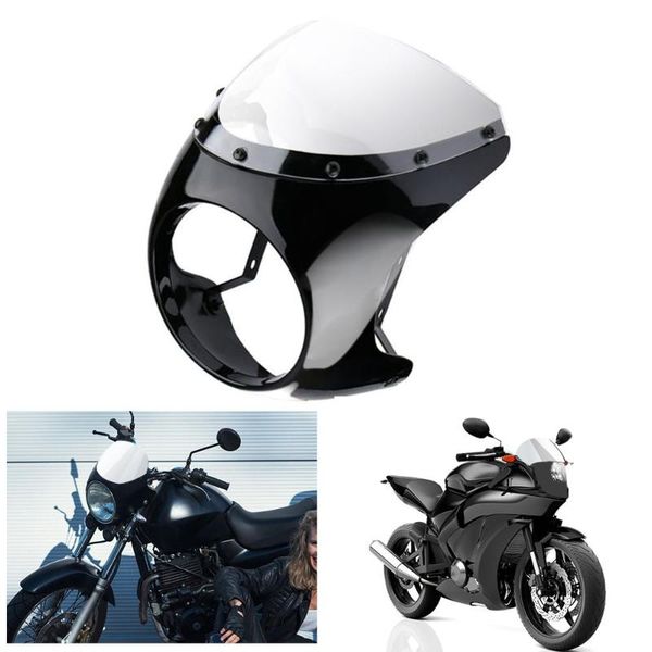 motorcycle windshield universal 7" headlight fairing retro cafe racer handlebar screen
motorcycle windshield universal 7" headlight fairing retro cafe racer handlebar screen