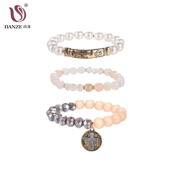 charm bracelets danze antique gold color with alphabet design 3pcs/set cross charms bangles for women gifts old fashion accessories, Golden;silver
charm bracelets danze antique gold color with alphabet design 3pcs/set cross charms bangles for women gifts old fashion accessories, Golden;silver
