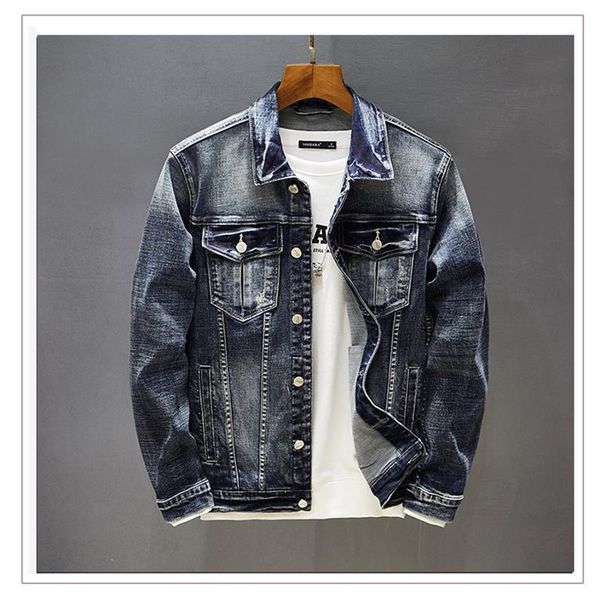 men's jackets plus size 5xl autumn men stretch skinny denim jacket button retro slim street wear motorcycle casual jeans, Black;brown
men's jackets plus size 5xl autumn men stretch skinny denim jacket button retro slim street wear motorcycle casual jeans, Black;brown