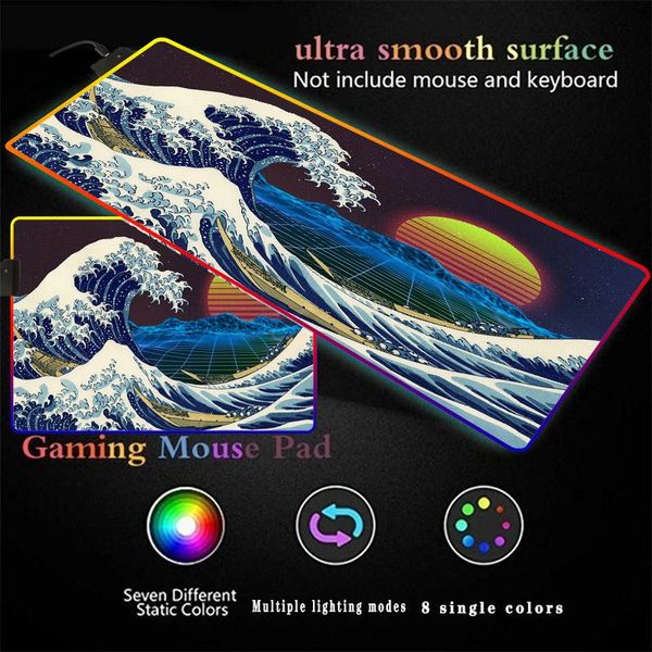 mouse pads & wrist rests great wave off kanagawa gaming pad large rgb led computer illumination mause keyboard carpet desk mat pc game
mouse pads & wrist rests great wave off kanagawa gaming pad large rgb led computer illumination mause keyboard carpet desk mat pc game