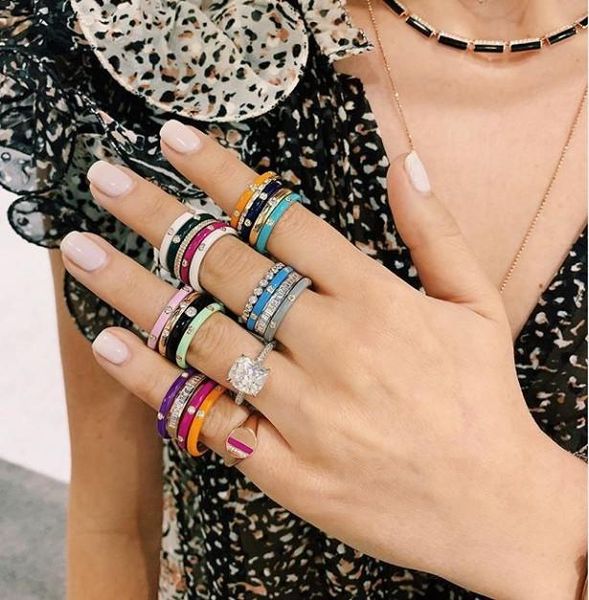 wedding rings rakol 2021 summer colorful neon enamel open adjustable finger dripping oil ring for women fluorescent fashion jewelry, Slivery;golden
wedding rings rakol 2021 summer colorful neon enamel open adjustable finger dripping oil ring for women fluorescent fashion jewelry, Slivery;golden