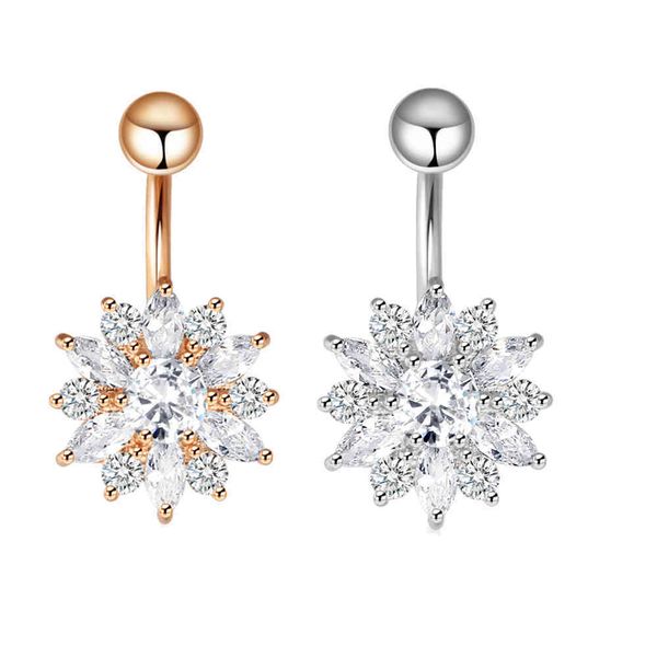 14g women crystal piercing nombril rose gold barbell earrings surgical steel navel belly button rings body jewelry, Silver
14g women crystal piercing nombril rose gold barbell earrings surgical steel navel belly button rings body jewelry, Silver