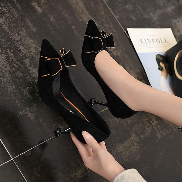 french girls' high-heeled shoes women's 2021 medium-heeled pointy joker fashion professional black women dress
french girls' high-heeled shoes women's 2021 medium-heeled pointy joker fashion professional black women dress