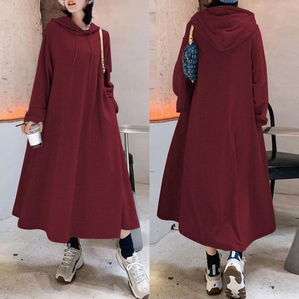 stylish hooded hoodies dress women autumn sweatshirts casual long sleeve maxi vestidos female solid robe oversized dresses, Black;gray
stylish hooded hoodies dress women autumn sweatshirts casual long sleeve maxi vestidos female solid robe oversized dresses, Black;gray