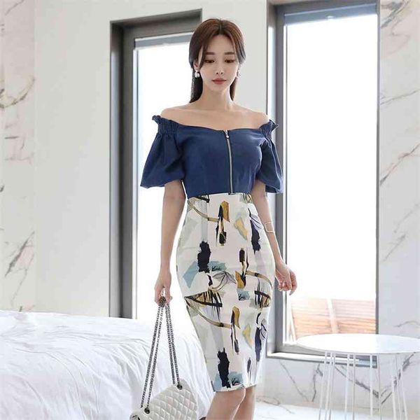 sweet ladies two pieces set slash neck short sleeve front zipper crop high waist floral print pencil skirt suits women 210603, White
sweet ladies two pieces set slash neck short sleeve front zipper crop high waist floral print pencil skirt suits women 210603, White